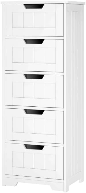 FOTOSOK Bathroom Cabinet, Bathroom Storage Cabinet - Image 8