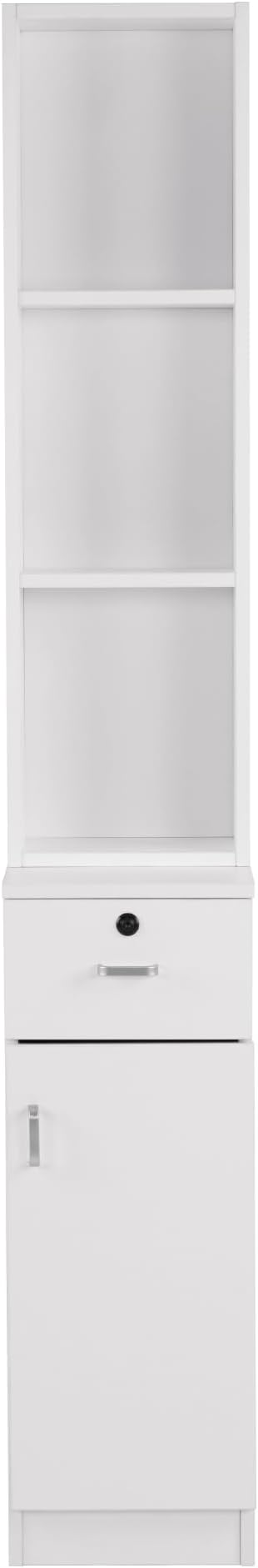 BarberPub Locking Wall Mount Hair Styling Barber Station Drawer Storage Beauty - Image 9