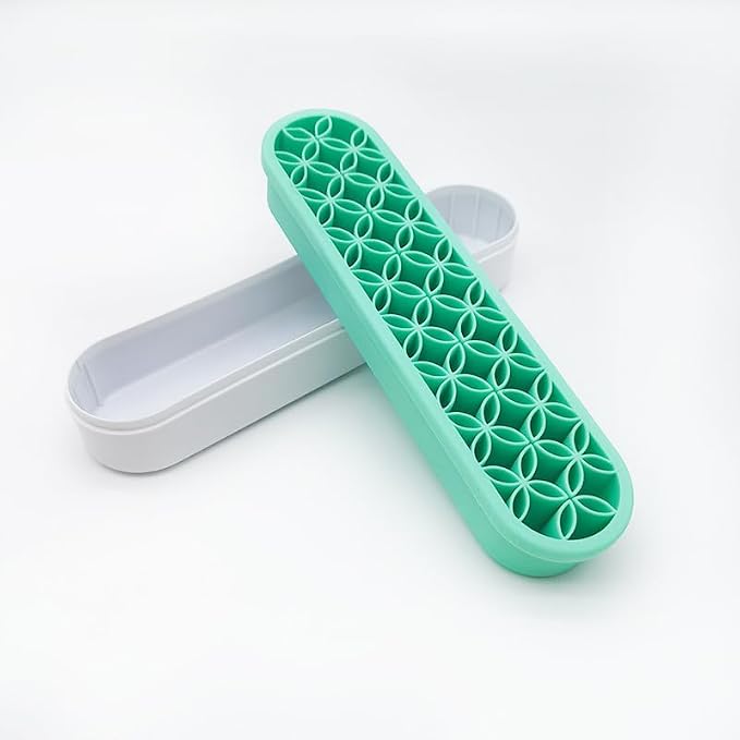 2 PCS Multi-Purpose Cosmetic Storage Box, Desktop Organizers Silicone Make Up - Image 4