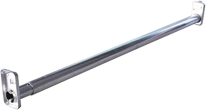 Closet-Pro Adjustable Closet Rod, 30-Inch to 48-Inch, 1-Inch Diameter, Steel by KnapeVogt