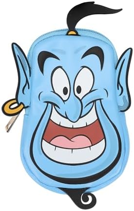 Bioworld Disney Aladdin Genie Blue 5" Coin Pouch Wristlet Wallets - Image 6