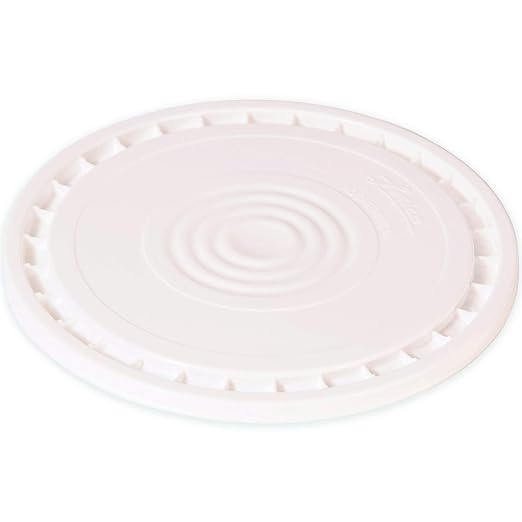 Meranti Reusable Easy Peel 3.5, and 7 Gallon Bucket Lid | Food Grade | White - Image 3