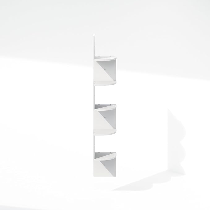 Furinno Rossi 5-Tier Floating Corner Shelf - Image 6