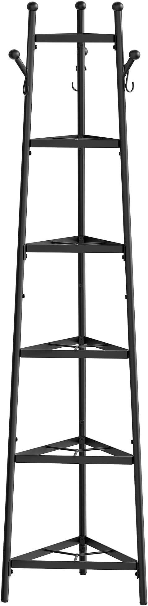 CHOEZON Pot Racks, 6-Tier Cookware Stand, Triangle Shelf Storage Tower - Image 8