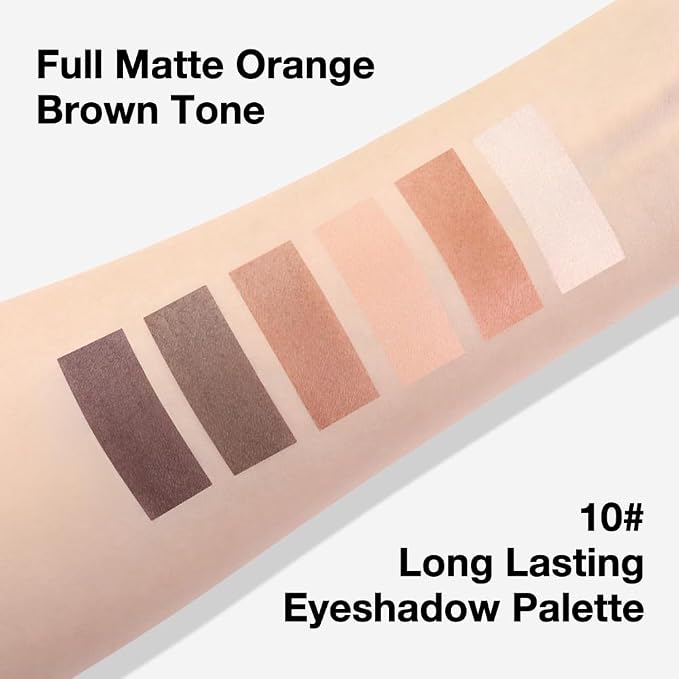 6 Colors Mini Nude Brown Neutral Eye Shadow Palette Makeup - Image 6