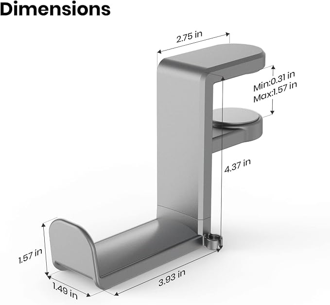 EURPMASK PC Gaming Headset Stand - Image 7