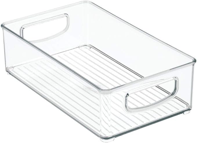 mDesign Small Plastic Baby Nursery and Food Organizer -Storage Holder Bin - Image 10