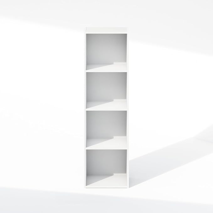 Furinno Reed Closet Organizers and Storage, 4-Tier Closet Organizer, Open Shelf - Image 7