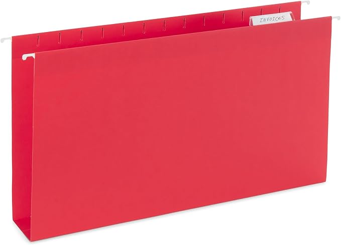 25 Blue Summit Supplies Legal Size Hanging File Folders - Image 9
