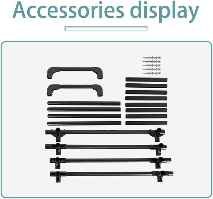 Tire Rack, Tire Storage Rack Stand Garage Storage Shelf Organizer | Rolling - Image 7