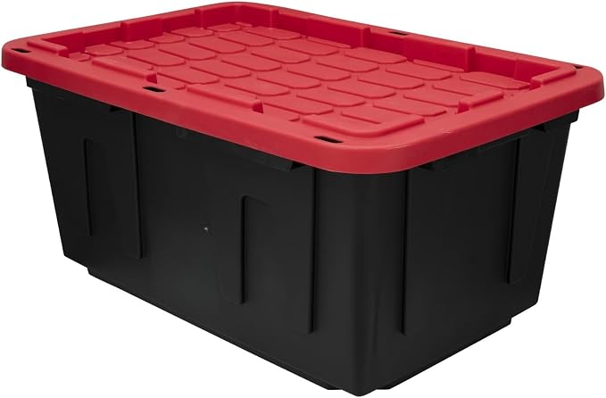 27-Gallon Heavy-Duty Plastic Storage Tote - Image 9
