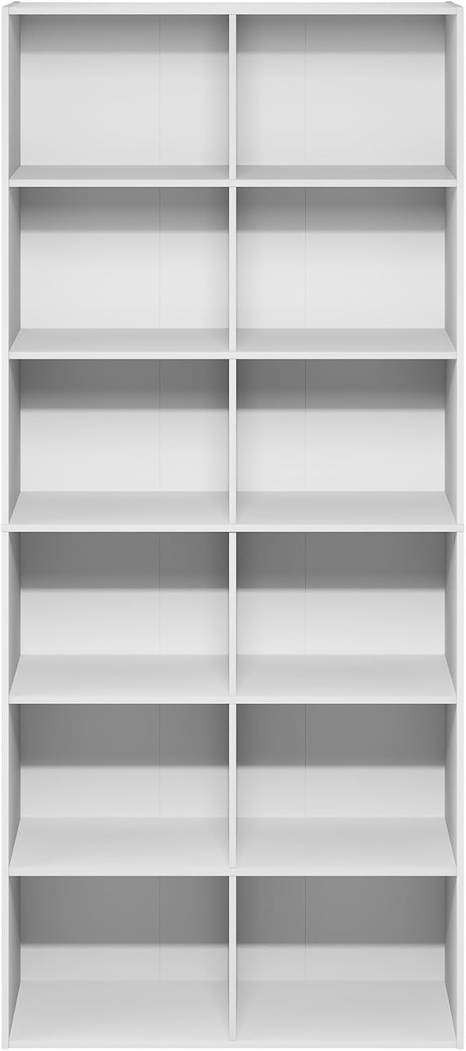 Furinno Basic Book Shelf, 12-Cube Bookshelf, Bookcase - Image 7