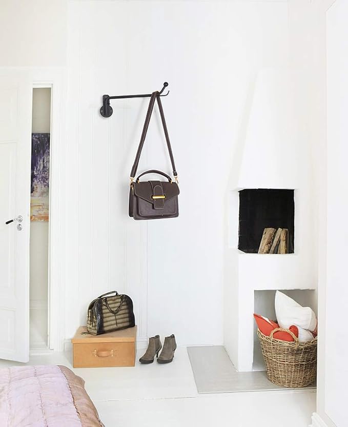 Mkono Wall Mounted Drying Rack Laundry Clothes Hanger - Image 6