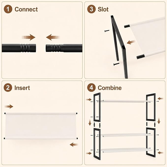 2-Tier Shoe Rack for Closet & Entryway, Stackable Shoe Organizer, - Image 7