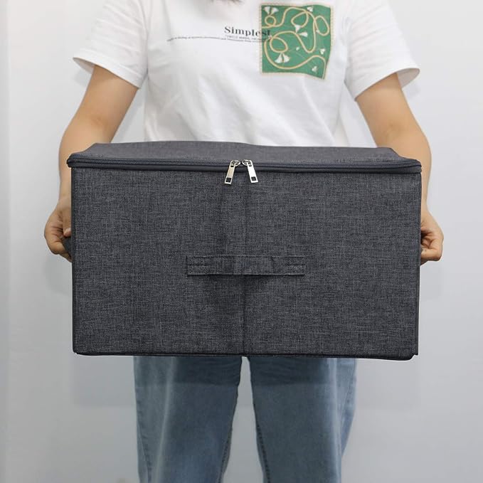 iwill CREATE PRO Pack of 2, Fabric Folding Washable Clothes Storage Boxes - Image 9