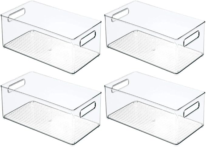 mDesign Plastic Bathroom Storage Container Bins w/ Handles - Image 10