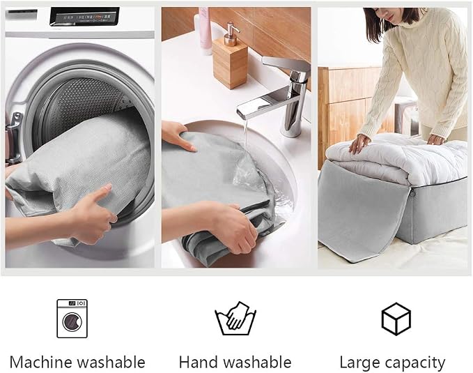 Breathable Canvas Cotton Soft Storage Bags - Image 7