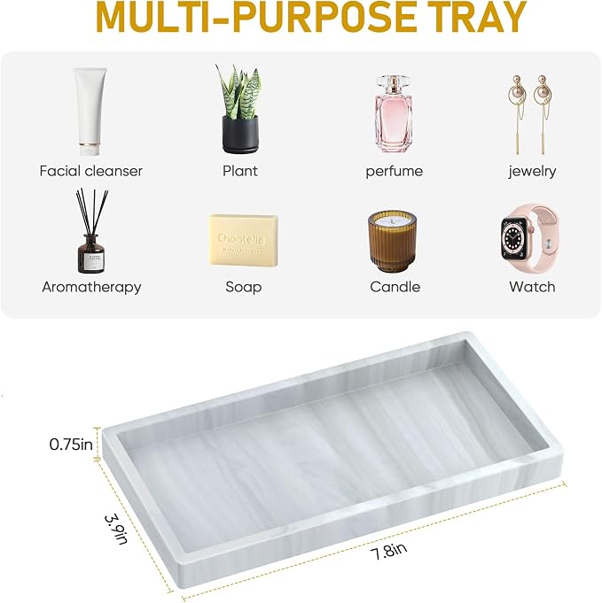 Silicone Bathroom Tray, Shatterproof Silicone Tray - Image 8