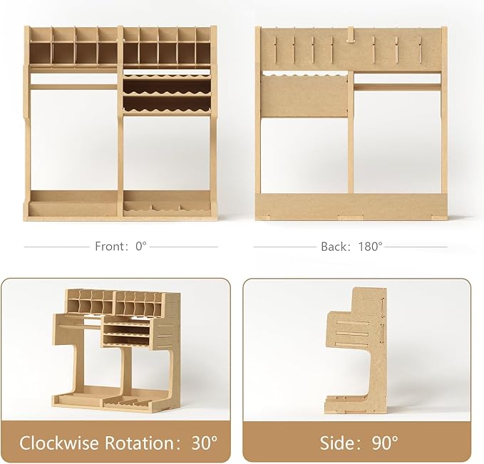Wooden Model Kit Organizer Rack - Image 8