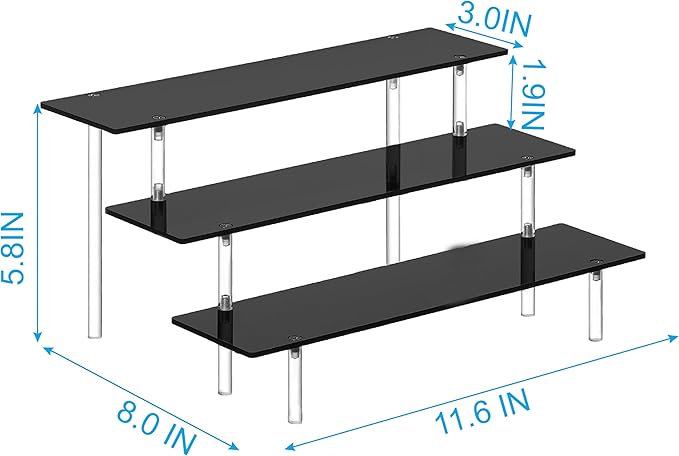 3 Tier Perfume Organizer Stand, Cologne Shelf Dessert Display - Image 6