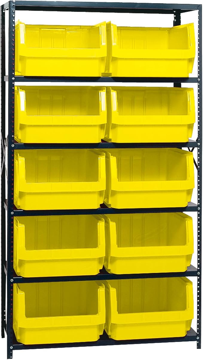 Quantum Storage Systems MSU-543YL Solid Heavy Duty 6 Shelves 10 MAGNUM Yellow by QuantumStorageSystems