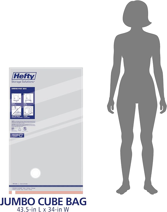 Hefty Shrink-Pak Vacuum Storage Bags – - Image 8