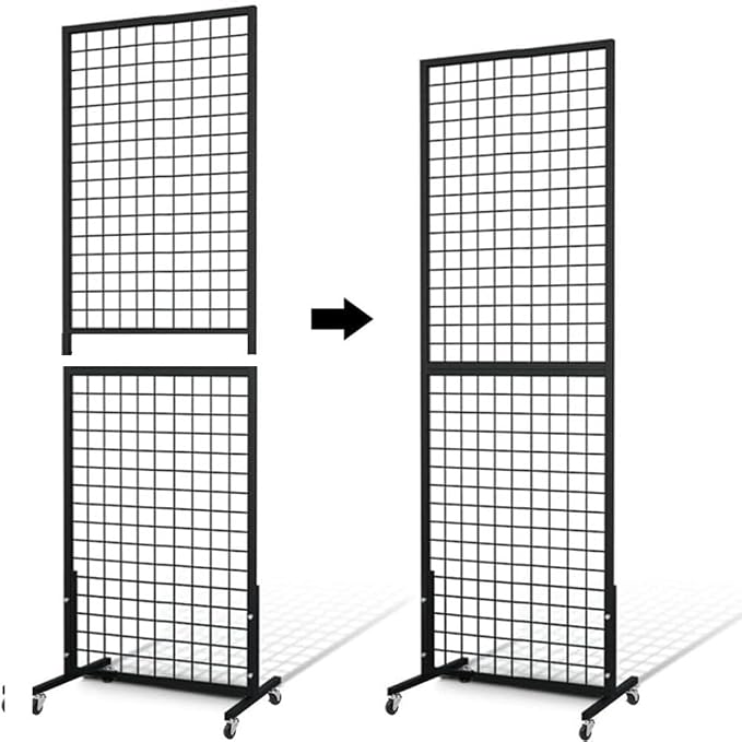 Grid Wall Panels, 2 Packs 2'x 6' Gridwall Panels Tower - Image 6