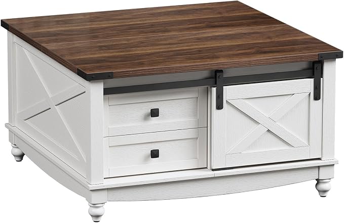 ALLSTAND 31.5" Lift Top Coffee Table - Image 8