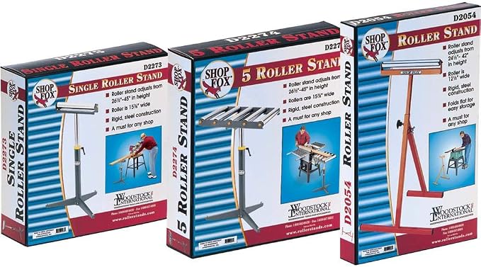 Shop Fox D2273 Single Roller Stand - Image 4