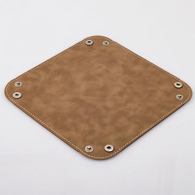 siduater Valet Tray Desktop Storage Organizer – Vegan Leather Catchall Bedside - Image 8