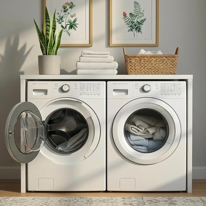 Over the Washer and Dryer Storage Shelf, Laundry Shelf, Laundry Room Organizer - Image 8