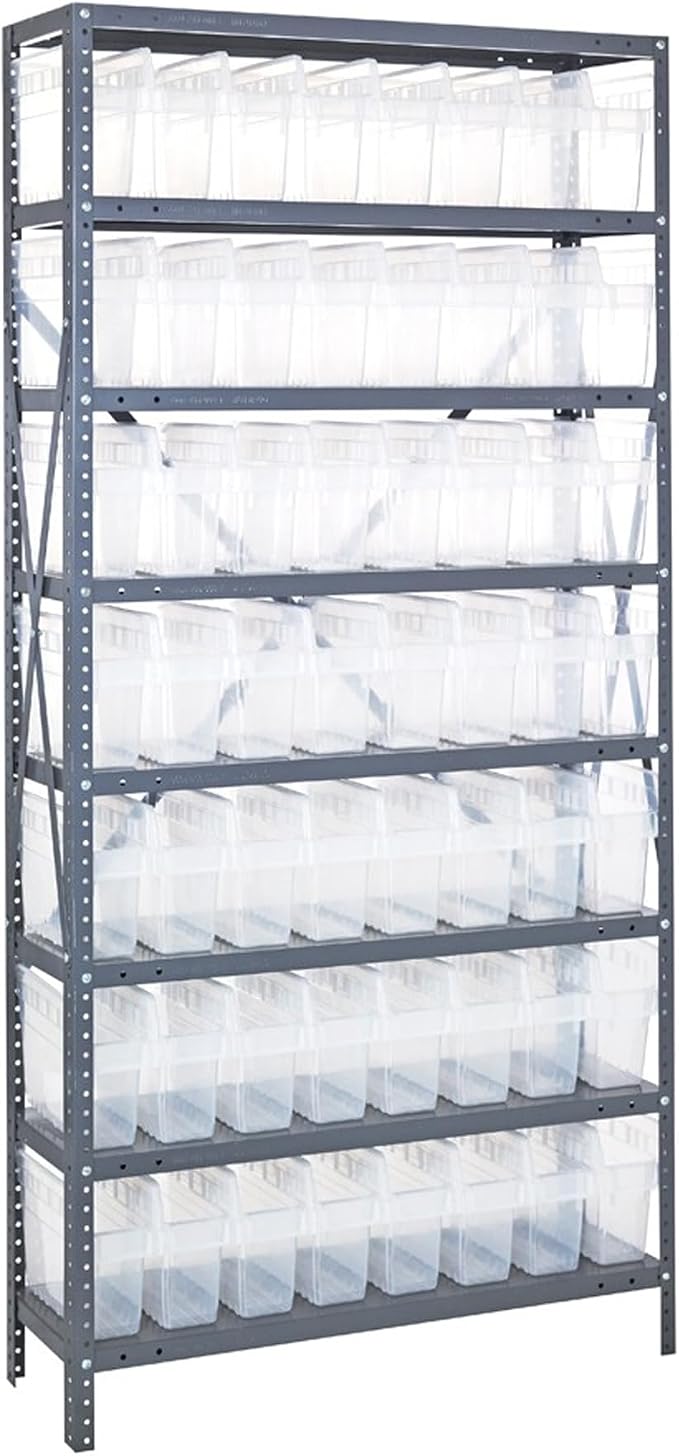 Quantum Storage Systems 1875-SB803CL Solid Heavy Duty 8 Shelves 56 STORE-MAX by QuantumStorageSystems