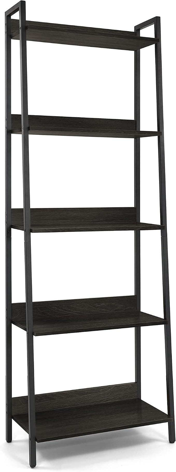 CAPHAUS 5 Tier Ladder Bookshelf, 24 Inch Width Free Standing Shelf, Bookcase - Image 9