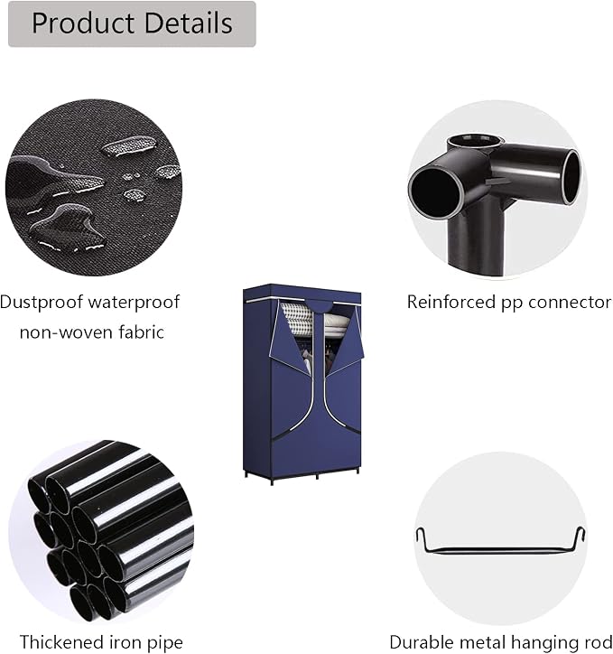 SORCEDAS Portable Closet Wardrobe - Image 6