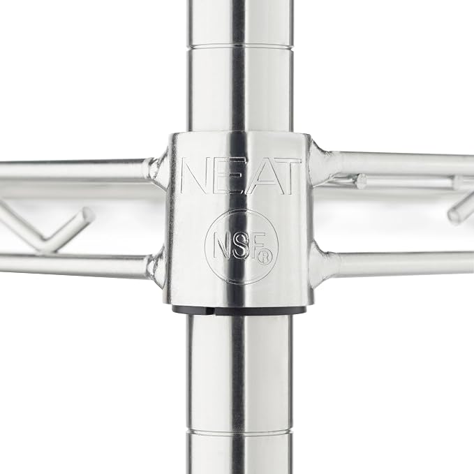 5-Tier Adjustable Wire Shelving - Image 8