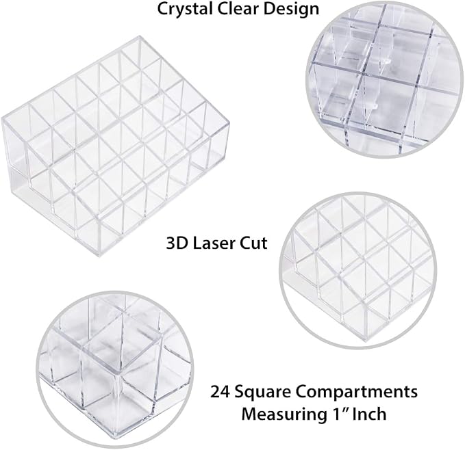 Super Z Outlet Transparent Cosmetic Makeup Organizer - Image 8