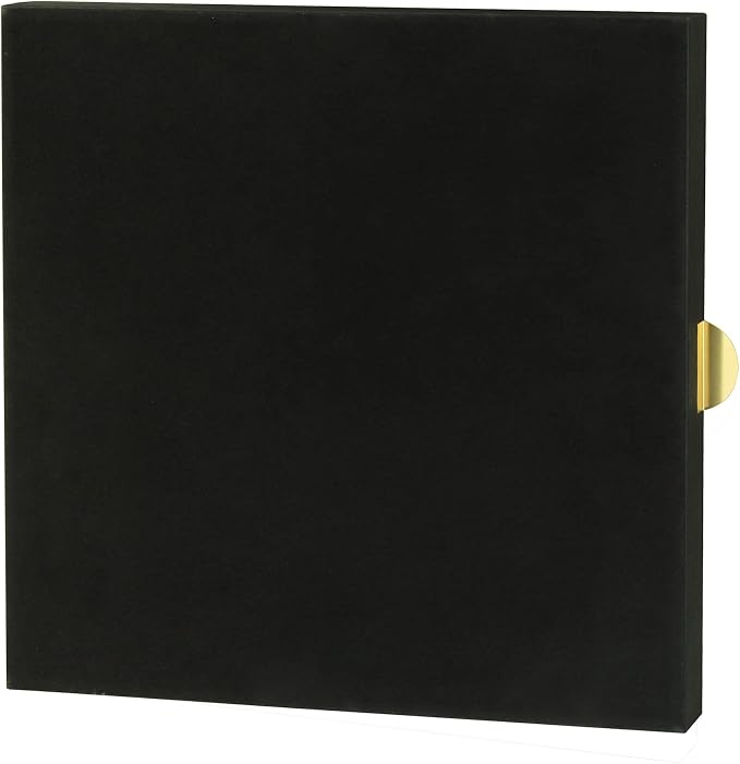HofferRuffer Extra Large Square Serving Tray, Elegant Faux Leather Ottoman Tray - Image 9
