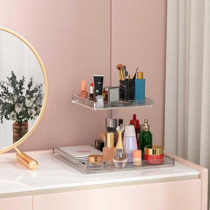 2-Tier Acrylic Perfume Organizer, Display Stand - Image 5