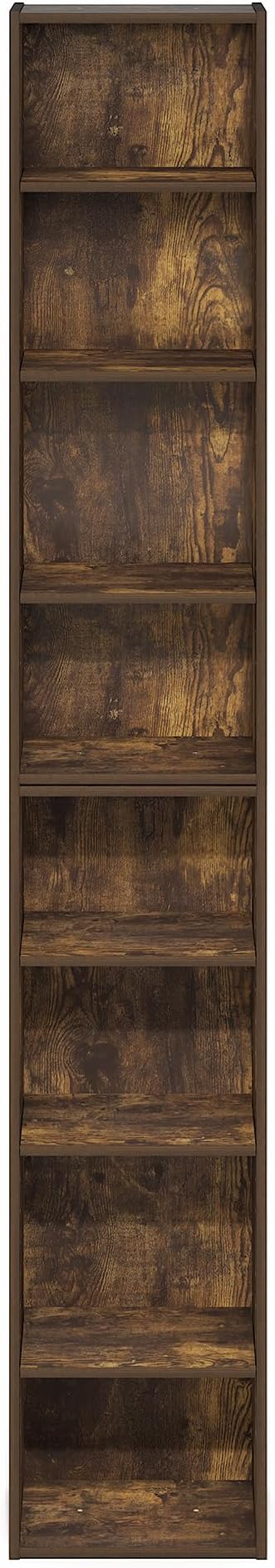 Furinno PASIR Book Shelf, 8-Tier Bookshelf, Bookcase - Image 8