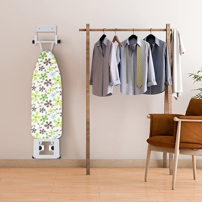 Ironing Board Hanger Wall Mount Ironing Board Holder Organizer Wall Rack - Image 9