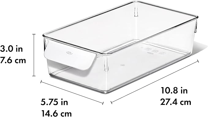 OXO Good Grips Fridge Organization Bin 5 in x 10 in - Image 6
