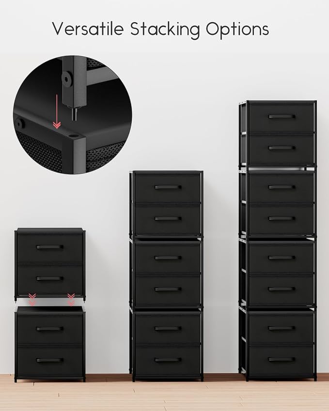 Homsorout Stackable Storage Drawers - Image 7