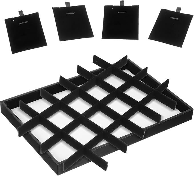 2pcs 24 Grids Stackable Jewelry Tray Organizer - Image 7