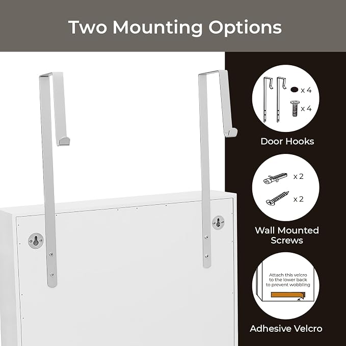 Jewelry Armoire Cabinet with Full Length Mirror, Mirror with Jewelry Storage - Image 7