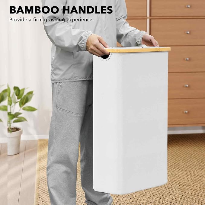 SpaceAid Slim Laundry Hamper - Image 9