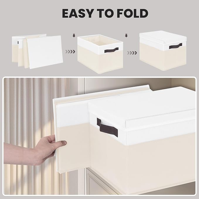 Large Nursery Closet Organizer Bins - 23 QT Decorative Storage Baskets - Image 7