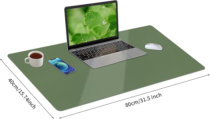 Bloss Green Desk Mat, Desk Matt - Image 6