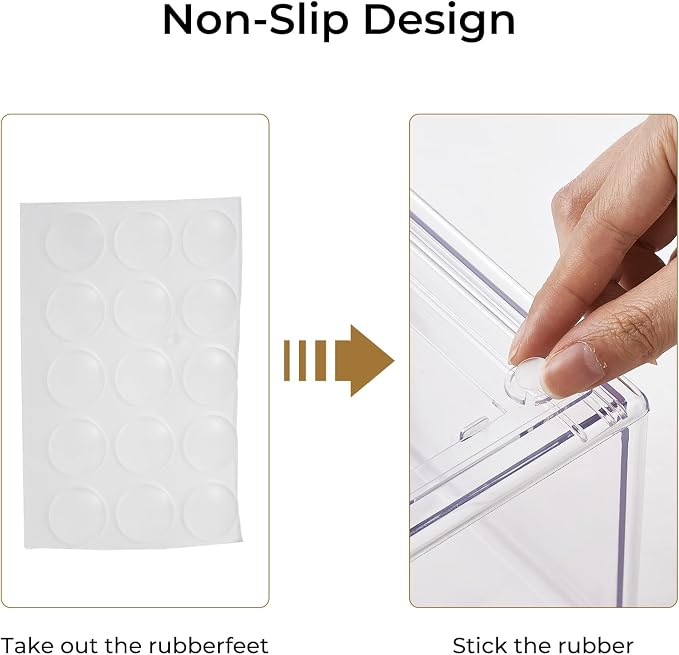 UFORU Baby Bottle Organizer, 4 packs Stackable Storage Drawers, Pull-Out Drawers - Image 8
