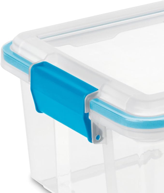Sterilite 6-Pack Gasket Box, Weather-Resistant Storage Bins - Image 9