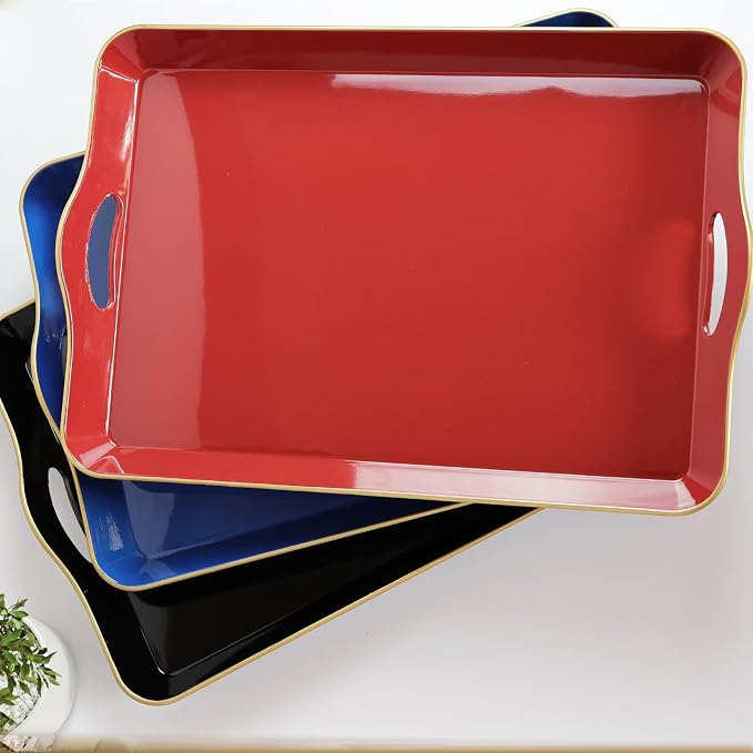 Spsyrine Large Black Serving Tray - Image 7